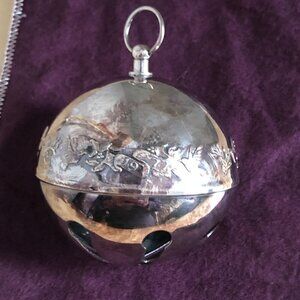 Vintage 1977 Wallace Silversmiths Silver Plated Sleigh Bell 7th Limited Edition